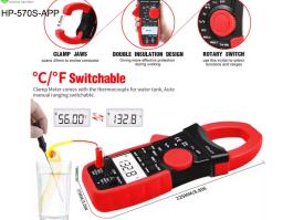 Clamp-on Ammeter Auto Ranging Voltage Tester