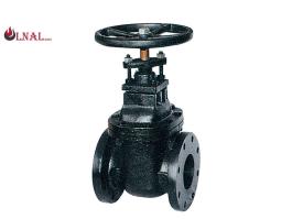 Industrial Cast Iron Gate Valve, Flange Type, Non-Rising Stem, PN10/16, for Water Systems