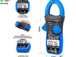 Ammeter Amperimetro True RMS Frequency Tester