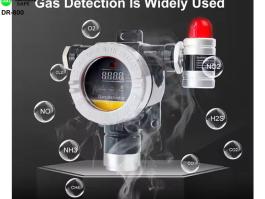 Fixed CH4 C3H8 H2 C2H2 EX Gas Leak Detector With Light and Led Display