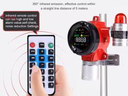 Fixed gas leak detector for home